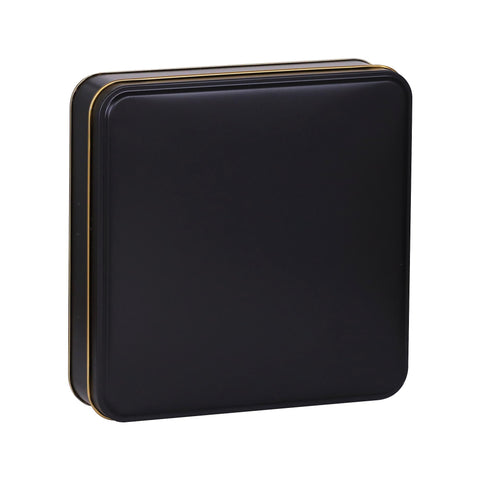 Mat Siyah Metal Kutu 19,2x19,2x4,5 cm